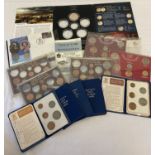 A quantity of collectable coin sets to include Britain's first decimal coins.