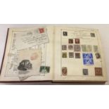 A vintage The Strand stamp album containing a British and world Victorian and vintage stamps.
