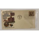 A 1953 American first day cover "150th Anniversary of Ohio Statehood 1803-1953".