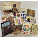 A collection of assorted vintage Theatre programmes and posters.