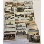 A quantity of 95 assorted vintage and Victorian Norfolk postcards.