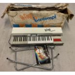 A vintage 1980's HI- FUGA Bontempi HF 203 electric organ keyboard.