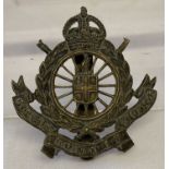 A British WWI City of London Cyclists Cap badge with slider fixing.