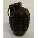 WWII semi relic No 36 Mills grenade - Inert and has been chemically cleaned inside.