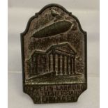 A German Interwar style zeppelin fund raising pin back badge.