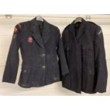 A vintage Kent Red Cross 106 jacket complete with Bakelite buttons and cloth badges.