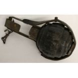 A WWI style Imperial German Kugel grenade - Inert, in pannier.