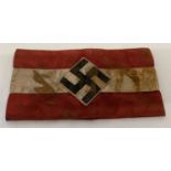 A German WWII style Hitler Youth arm band.