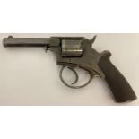 An antique Tranter .320 British long revolver marked J Blanch & Son, Grace Church St, London.