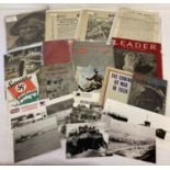 A quantity of assorted military booklets and ephemera.