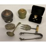 A collection of assorted misc. modern and vintage items to include cutlery items.