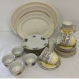 A collection of vintage ceramic tea and tableware.