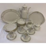 A quantity of Royal Doulton coffee and dinner ware from the Vogue collection.