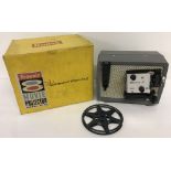 A boxed vintage Kodak Brownie 8 movie projector, model A-15.