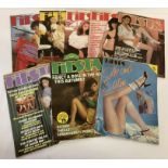 8 vintage issues of Fiesta, adult erotic magazine.