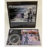 A MNH American moon Landing holographic $11.75 stamp pane.