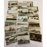 A quantity of approx. 130 Victorian and vintage Norfolk postcards.