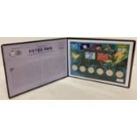 2019 Westminster Collection Peter Pan Commemorative coin and stamp cover, limited to 750 pieces.