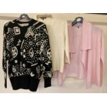 2 ladies jumpers and a open front cardigan by Jaeger.