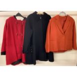 2 ladies vintage wool coats together with a vintage wool jacket.