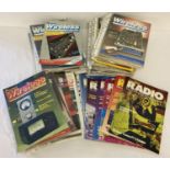 53 copies of vintage Practical Wireless magazine together with 6 issues of Amateur Radio.