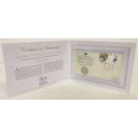 A Westminster Collection Limited Edition 2017 Beatrix Potter, Peter Rabbit stamp & coin cover.