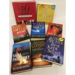 8 hardback fiction and non fiction books.