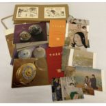 3 collectable museum collection postcard albums together with a Discover China postcard album.