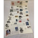 A collection of 16 American first day covers from 1950's - 1980's.