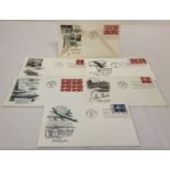 6 x American first day covers from the 1950's and 60's.