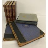 A collection of antique and vintage books relating to Royalty, to include leather bound editions.