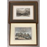 2 vintage framed and glazed prints of St. Andrew's.