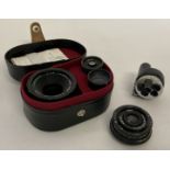 A vintage cased Cherry wide angle conversion lens kit.