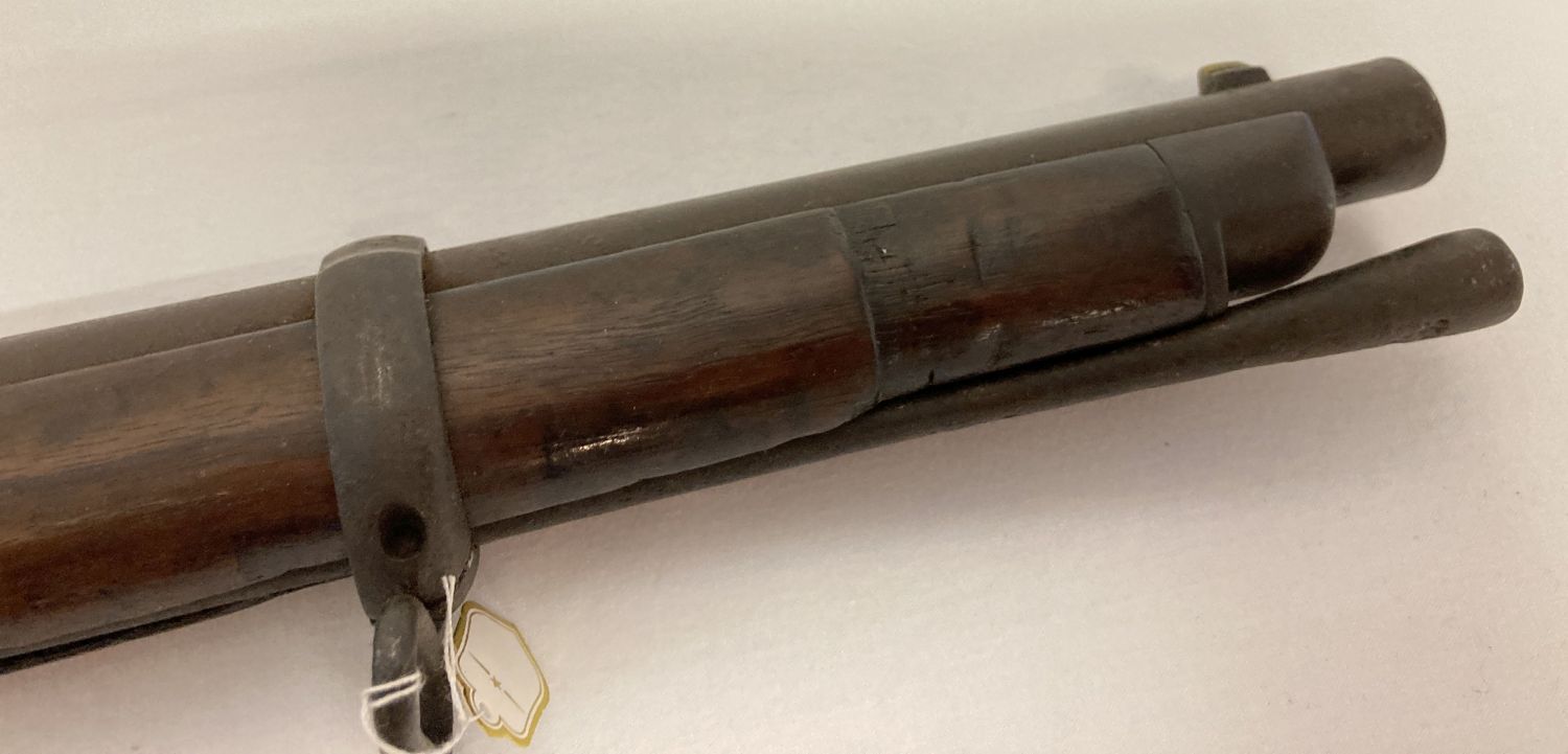 An antique Enfield P53 Sergeants/foraging model .577 rifle-musket. - Image 5 of 6