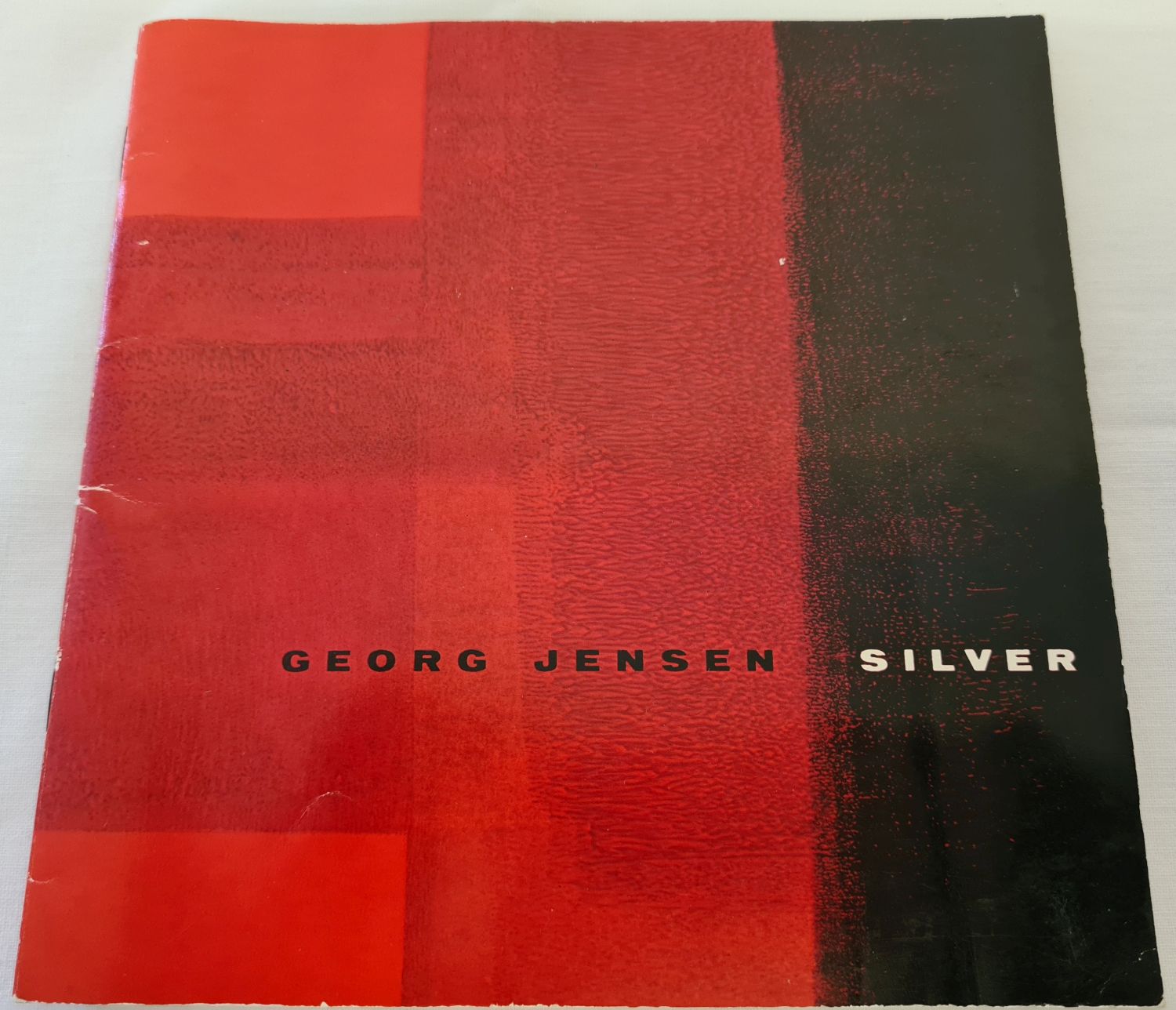 A vintage Georg Jensen silver jewellery photographic catalogue.