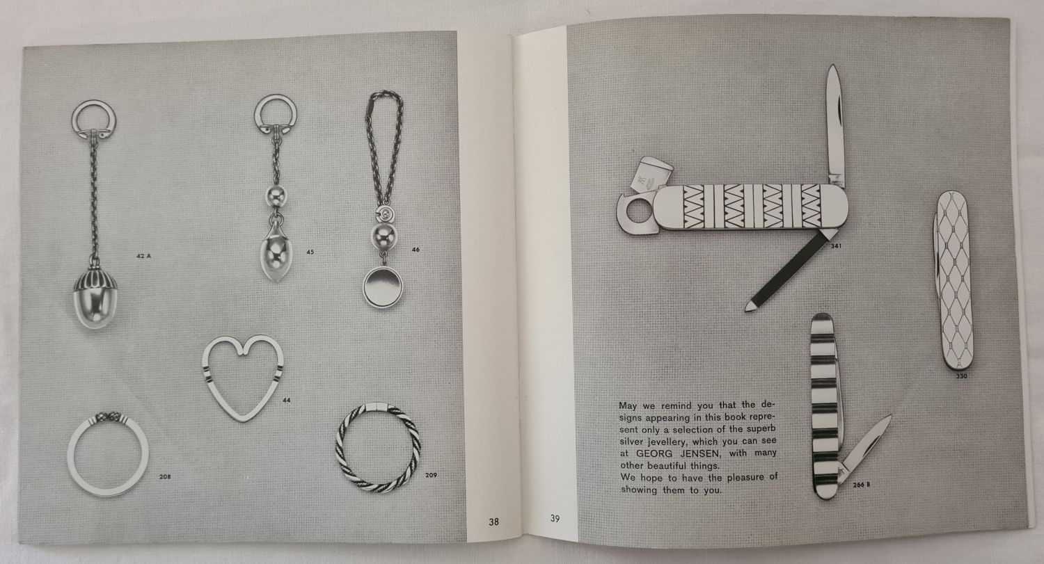 A vintage Georg Jensen silver jewellery photographic catalogue. - Image 6 of 6