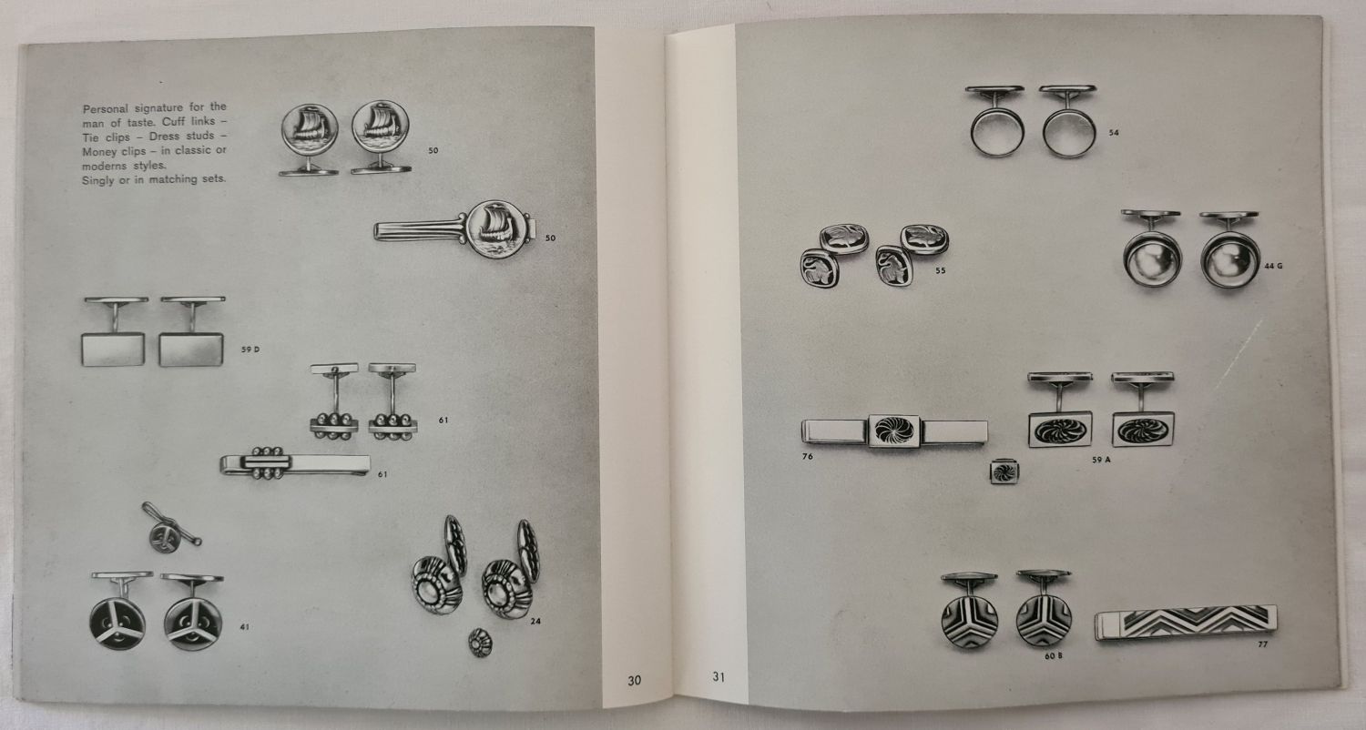 A vintage Georg Jensen silver jewellery photographic catalogue. - Image 5 of 6