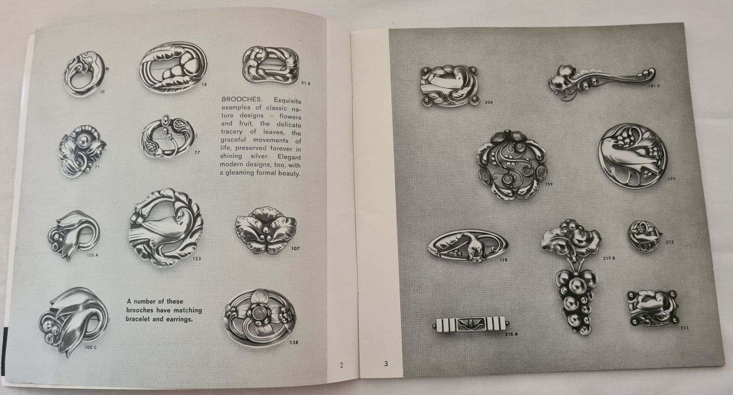 A vintage Georg Jensen silver jewellery photographic catalogue. - Image 2 of 6