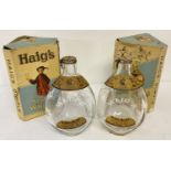2 vintage Haig's Dimple bottles (empty), in original boxes.