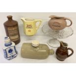 A quantity of assorted vintage ceramics, stoneware and glass items.