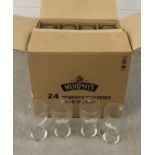 24 Murphy's Irish Stout glasses, in original box.
