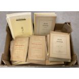 A box of "Norfolk Archaeology" & "Early Arts & Monuments of the County of Norfolk".