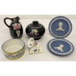 A small collection of vintage ceramics, to include Shelley, Wedgwood and Hammersley.