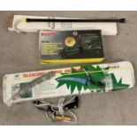 3 boxed garden tools. An adjustable telescopic lopper & saw, a Bosch PFZ 550 All-purpose saw.