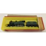 A Triang Hornby R350 Southern Railway 1757 loco and tender in green gloss.