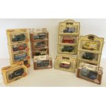 A collection of 17 assorted boxed Lledo diecast advertising vehicles.