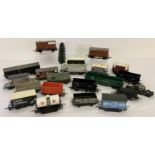 A collection of 20 x OO gauge model railway wagons.