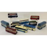 10 unboxed Exclusive First Editions 1:76 scale diecast buses.