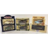 A collection of 6 boxed diecast Morris vehicles.