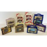 A collection of boxed Special edition Lledo diecast advertising vehicles.
